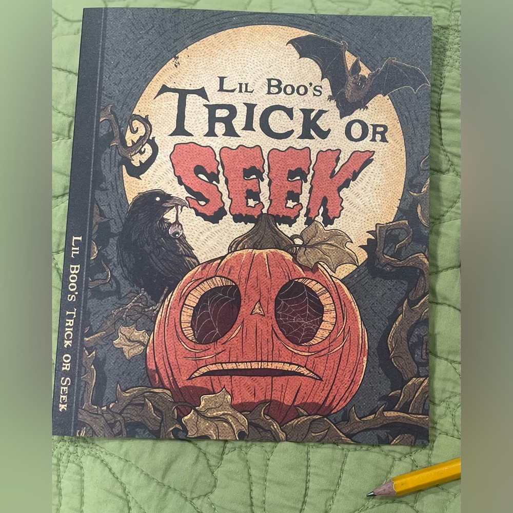 Universal Studios Halloween Horror Nights 2023 Lil Boo pencil /Trick & Seek map